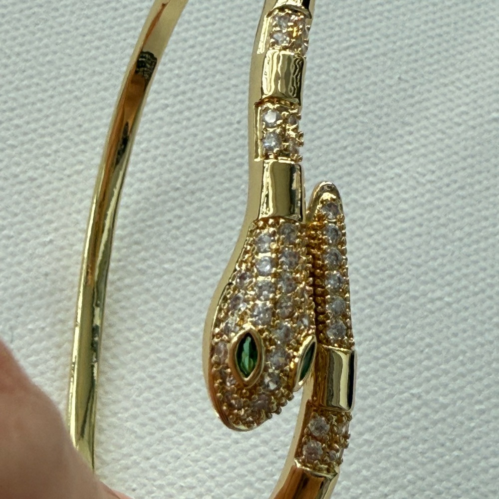 Serpenti Gold Snake Bracelet - Picture 8 of 14